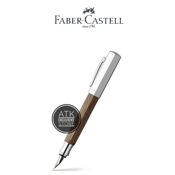 

TERBARU FABER CASTELL ONDORO SMOKED OAK FOUNTAINPEN
