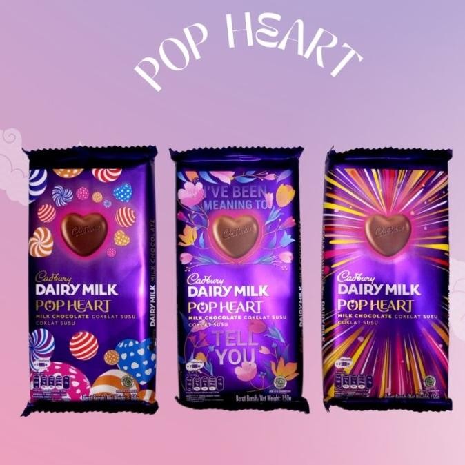 

Cadbury Dairy Milk Pop Heart 150gr Cokelat Edisi Valentine AS99