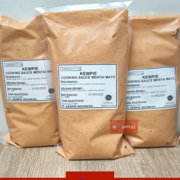 

Ewpie Mentai Mayo Cooing Auce 1G Au Mentai Uhi Almon Halal