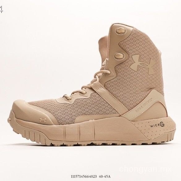 Sepatu bot taktis baru UA Micro G ritsleting®Valsetz untuk pria dengan spons luar ruangan yang hanga