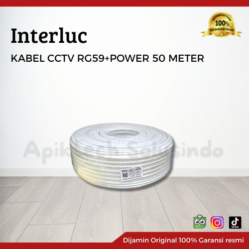 Terbaik Kabel Cctv Rg59+Power 50 Meter