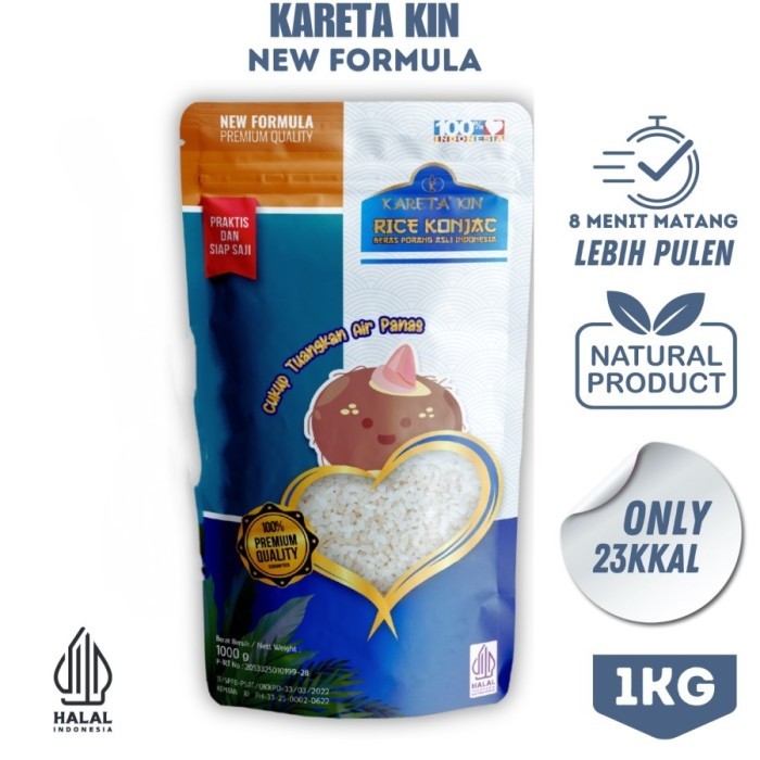 

Kareta Kin Beras Porang 1kg Instant Konjac Rice - Mudah & Praktis