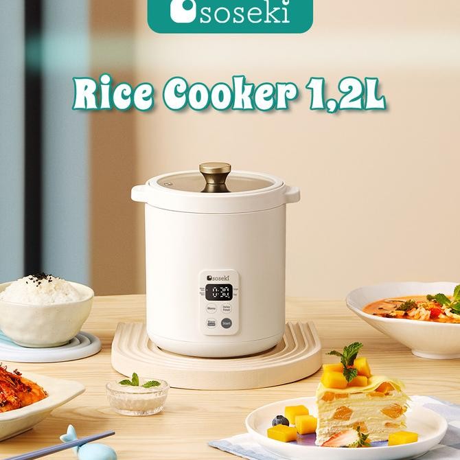 Soseki Rice Cooker Mini Elektrik / Rice Cooker Elektrik Anti Lengket