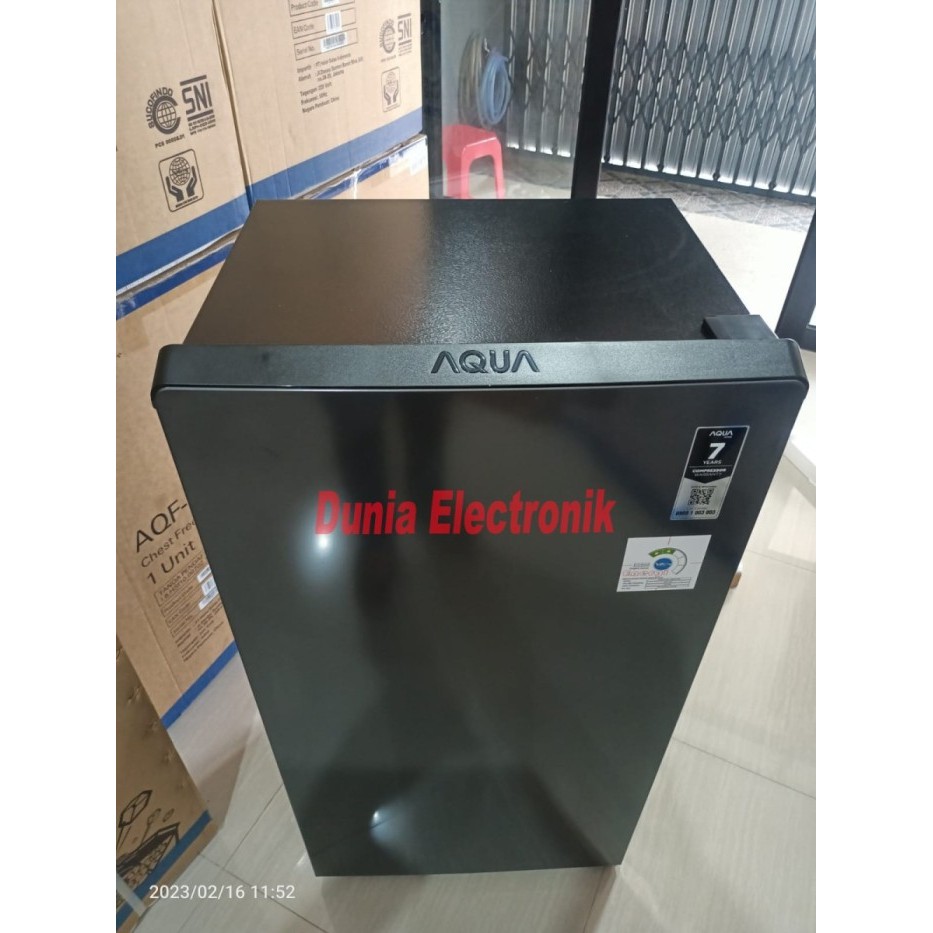 Kulkas 1 Pintu Aqua D181 Low Watt 38W 150 Liter Garansi 7 Th