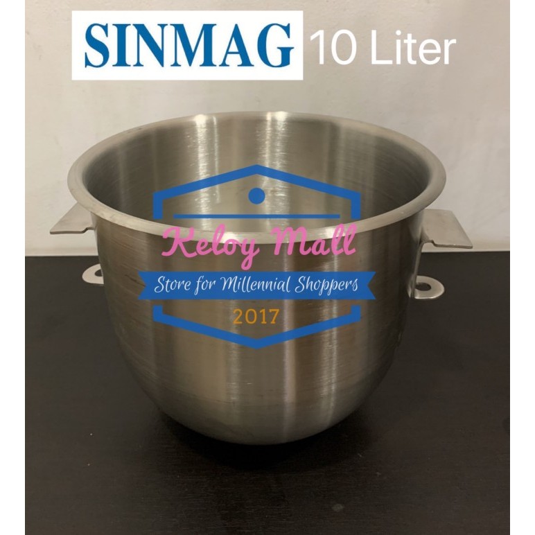 Mixer Sinmag 10 Liter Bowl Mangkuk Aksesoris