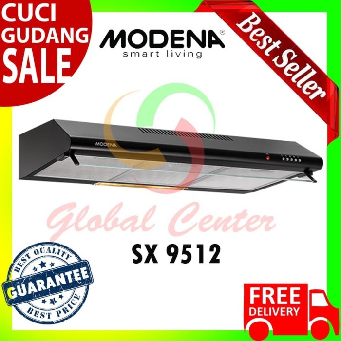 Modena SX 9512 L Slim Cooker Hood