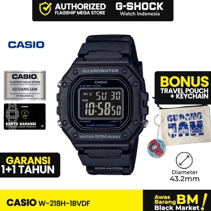 Casio General  W-218H-1Bvdf W-218H W-218 W218H W 218H