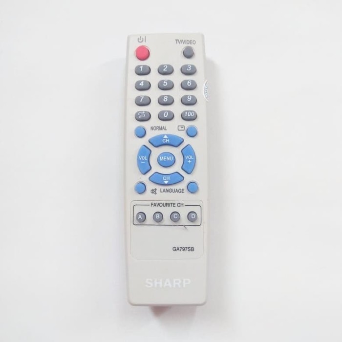 REMOT/REMOTE TV TABUNG SHARP ALEXANDER SLIM / FLAT GA797SB