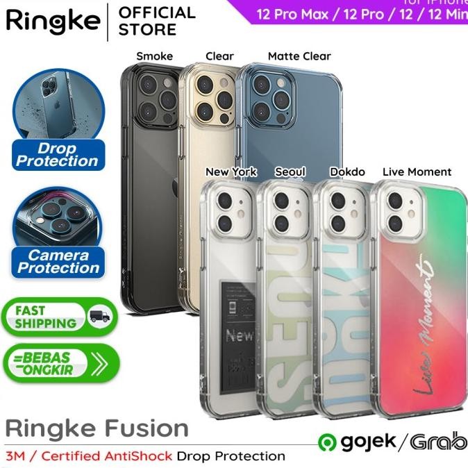 Original Ringke Fusion Case Iphone 12 Pro Max 12 Pro 12 Mini Casing