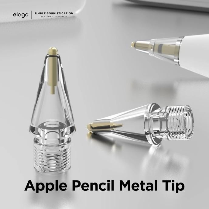 

Tips Apple Pencil 2 / 1 Elago Metal Replacement Tips Nib Ujung Pensil