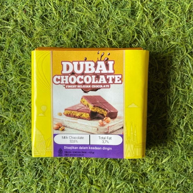 

Chocolate Dubai Original Crispy"PISTACHIO KUNAFEE" Berat 220 gr