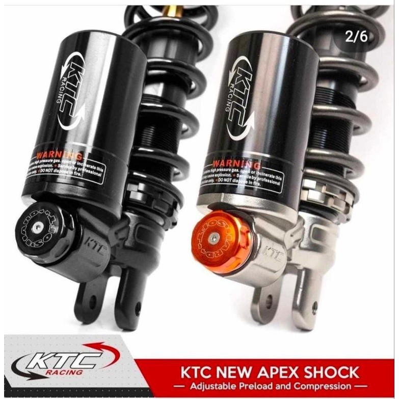SHOCKBREAKER KTC APEX RACING ORIGINAL 100% KTC APEX TABUNG BAWAH 300MM / 325MM MIO BEAT SCOOPY SPACY