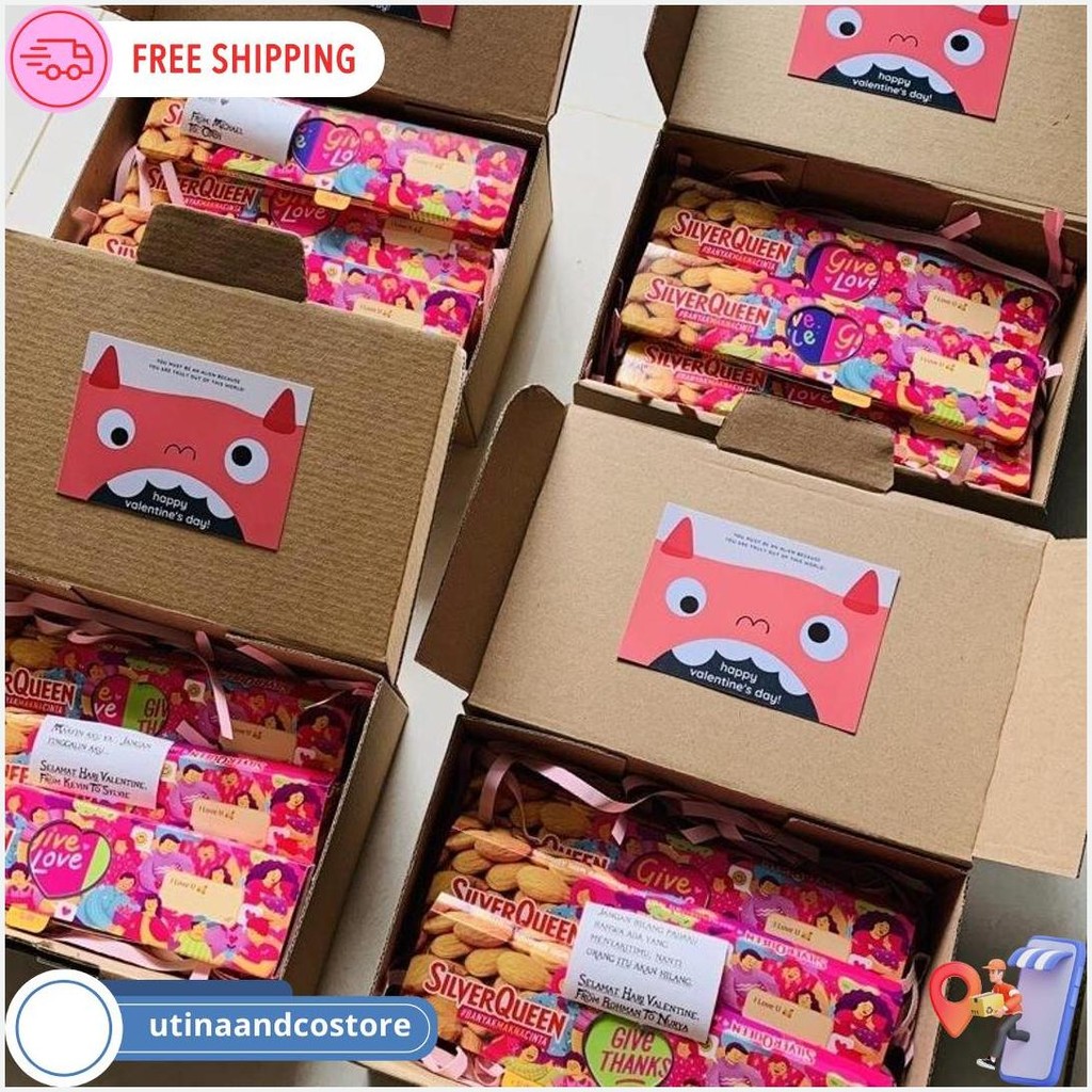 

Kado Hampers Coklat Silverqueen 3 Pcs 62 Gr Untuk Hadiah Valentine Pacar Cewek Cowok Gratis Ongkir