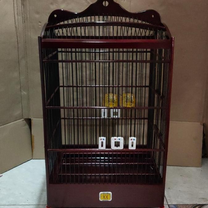 Sangkar Kotak Oriq Coklat No 2 [Grab Gojek]