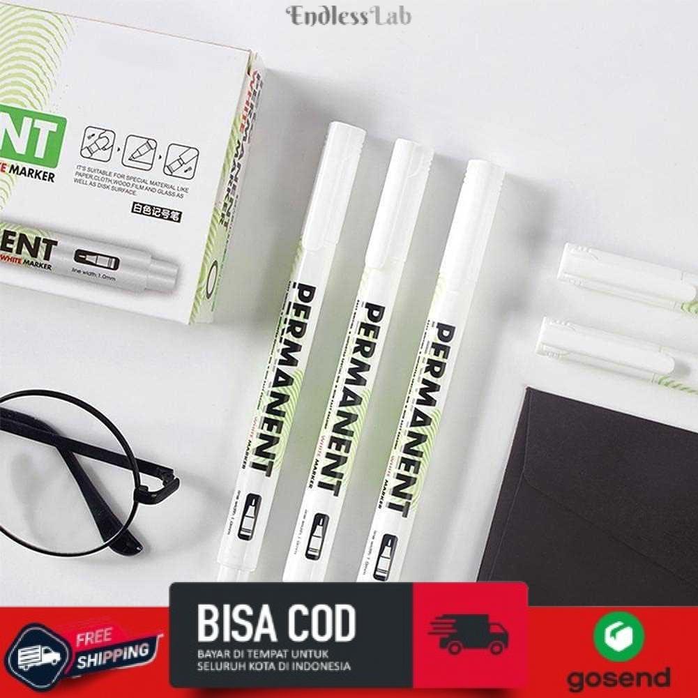 

Spidol Ban Permanen Oil Based Marker Waterproof 1mm 1PCS - L-580