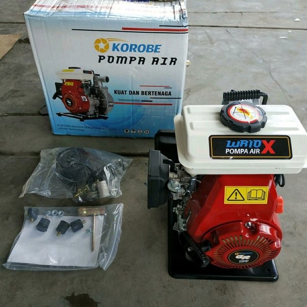 Mesin Water Pump Alkon Kecil Pompa Sedot Air Irigasi Sawah 1 inch dim Korobe WR10X