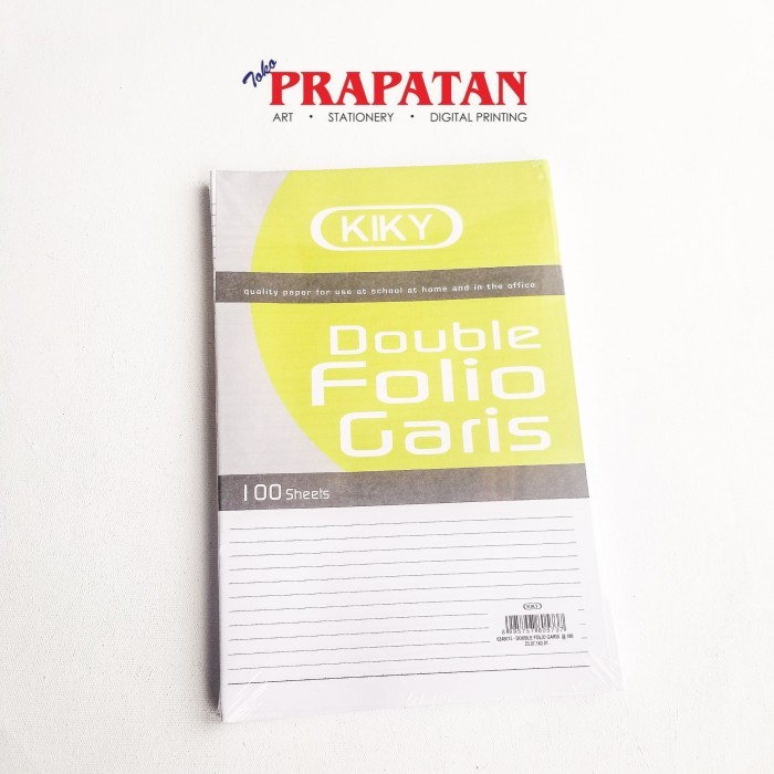

Double Folio Garis Kiky 100 Lembar