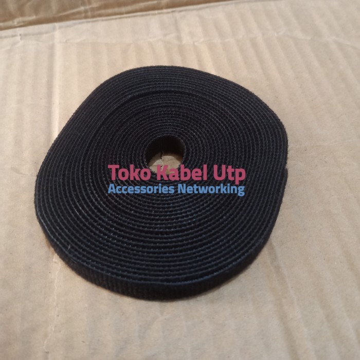 velkro tape perekat kabel lebar 1cm