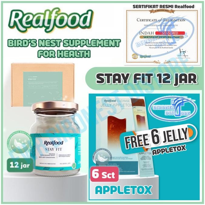 

Realfood Stay Fit 12 Jar Free Jar Original Original Dan Terpercaya