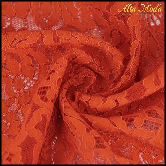 Brokat Perancis Orange (3M) (Alta Moda) Best Seller