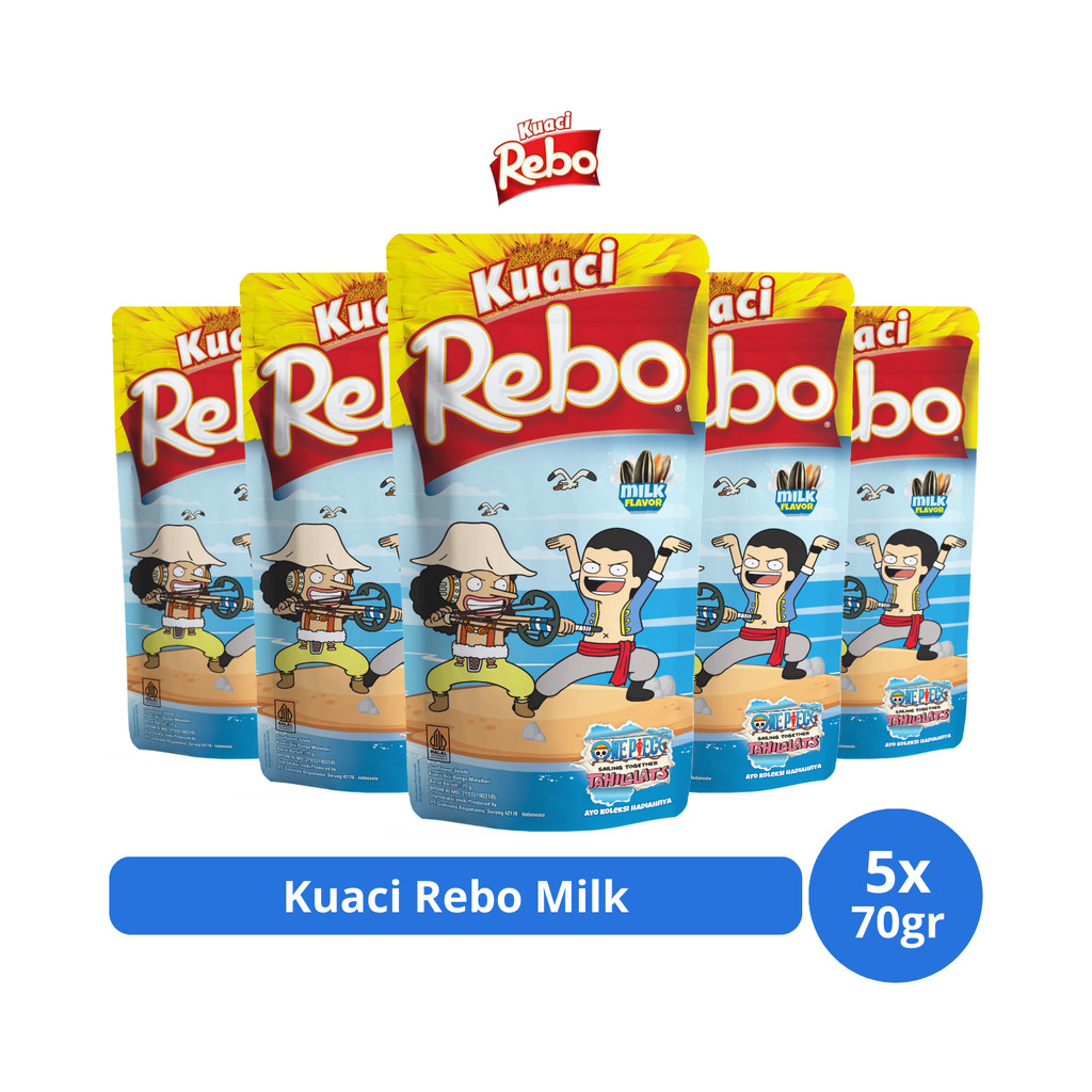 

Kuaci Rebo Milk 70gr x 5 pcs