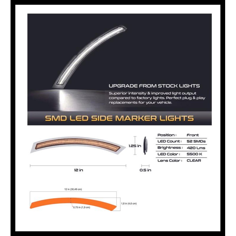 

PROMO !!! SALE TERLARIS EMBLEM SIDE MARKER SIZE CUSTOM READY