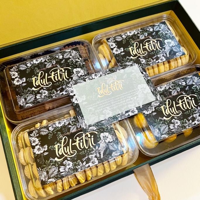

Hampers Lebaran Kue Kering Hard Box Flower Edition / Parcel Idul Fitri