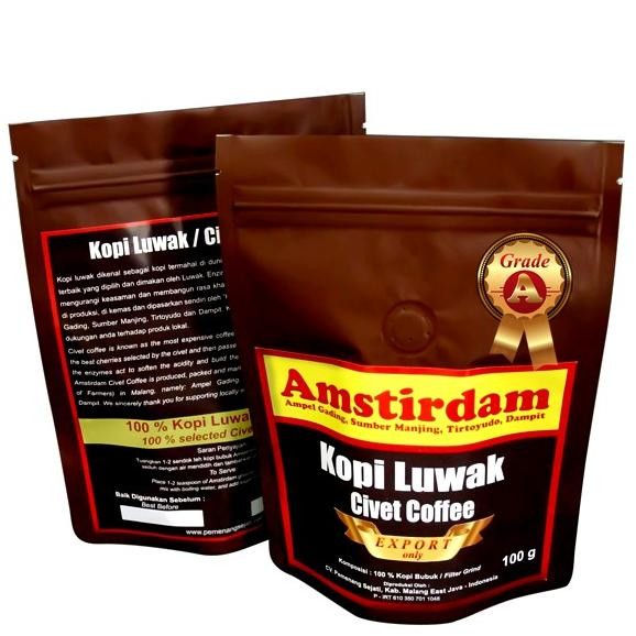 

Kopi Luwak Amstirdam Grade A - Biji