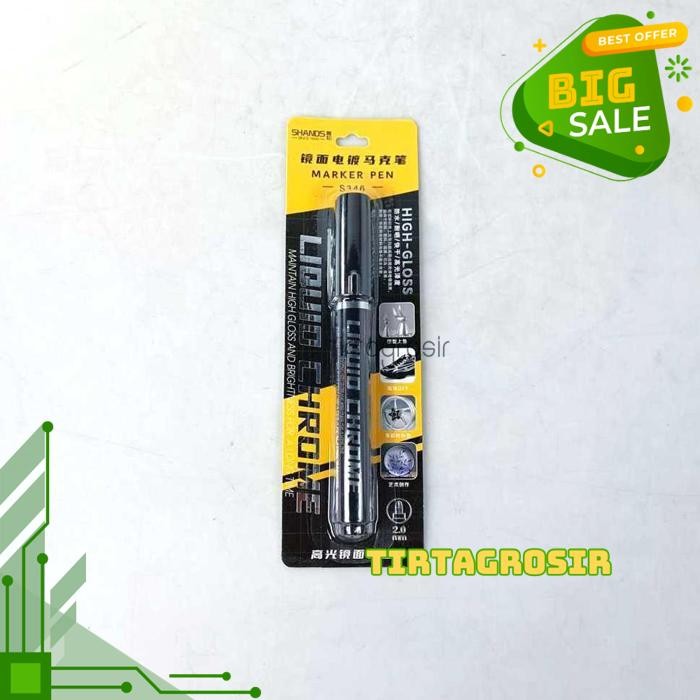 

QAGO SPIDOL PERMANEN MARKER METALLIC CHROME WATERPROOF 2MM 3MM SPIDOL PERMANEN MARKER METALLIC CHROME 3 MM GRATIS ONGKIR