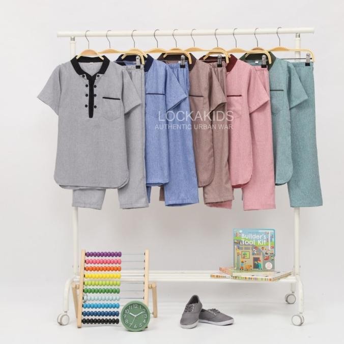 BAJU KOKO ANAK SETELAN/KURTA LAKI-LAKI