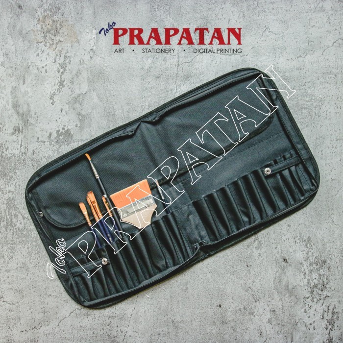 

Tempat Kuas Lukis V-TEC AB19 / Paint Brush Organizer / Art Bag