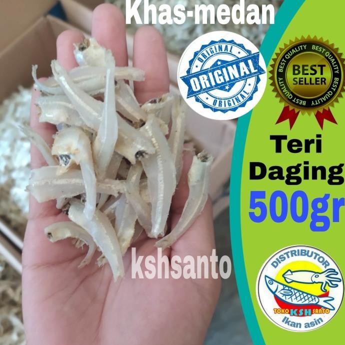 

ori - ikan asin teri jengky daging-500gram
