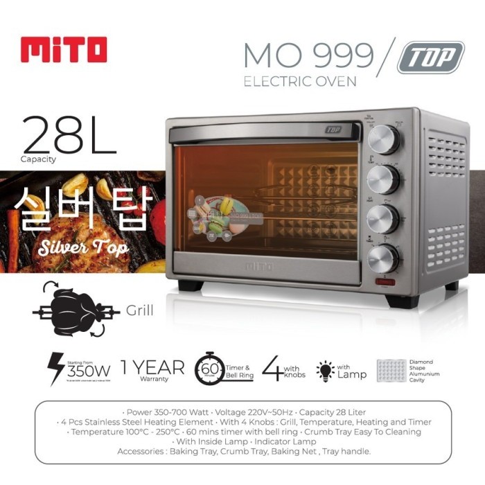 Mitochiba Oven Listrik 28 Liter - Mo999 #Gratisongkir #Sale #Discount