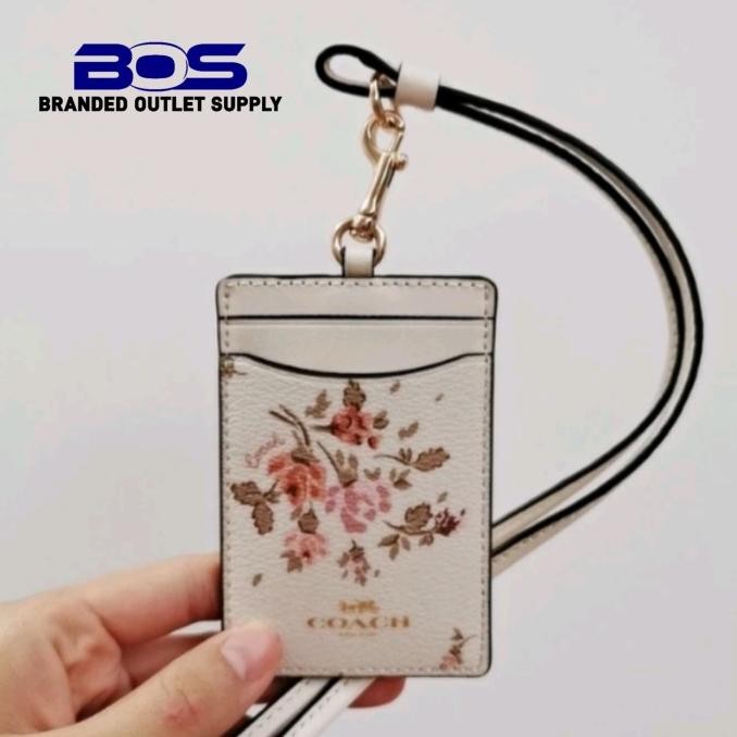 

Ready LANYARD Coch 91792 Midnight White with ROSE BOUQUET PRINT