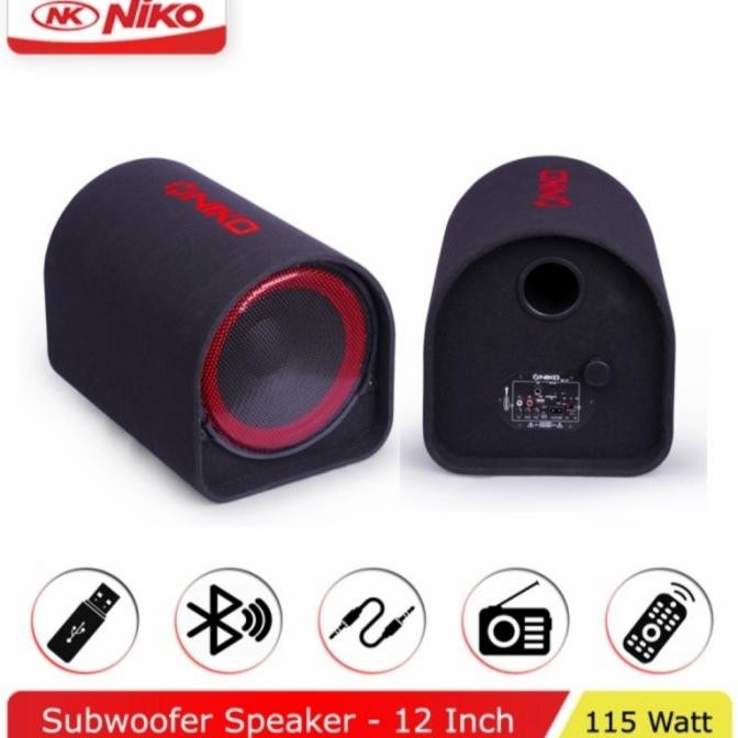NEW SPEAKER NIKO GL 12. SUBWOOFER CAR SPEAKER 12 INCH BLUETOOTH