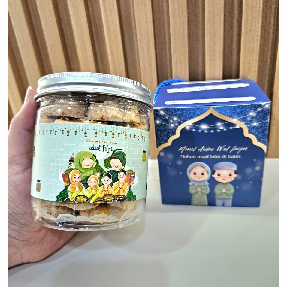 

2025 - EID Hampers LEBARAN / Parcel / 600ML-340 Gram = 30 Pcs + isi KUE Kacang WIJEN 1 Toples / Kue Kering / ISI Banyak Murah - Bagus Dan ber kualitas / Buat Parcel Hamper s Karyawan, Teman bestie