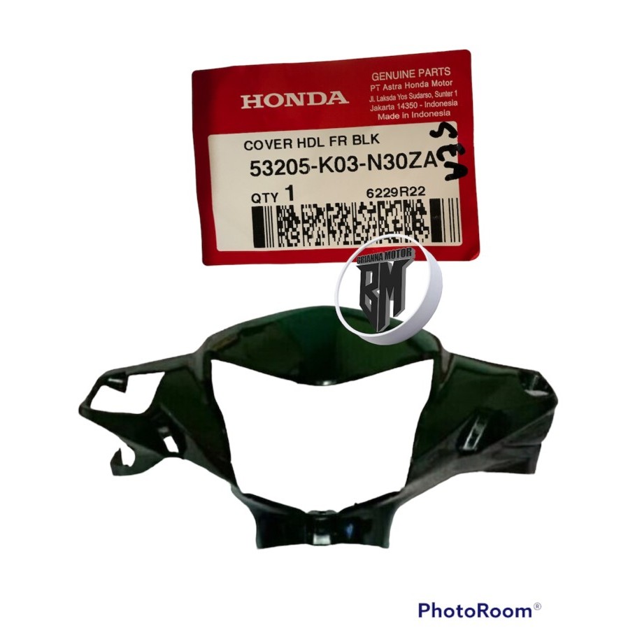 Cover Lampu Depan Hitam Revo Fi 53205 K03 N30Za Barang Langka