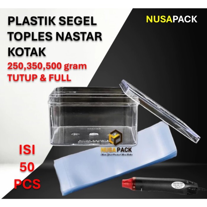 ZW112 plastik segel toples kotak kue kering nastar 250 350 500gram 1000gram TERMURAH
