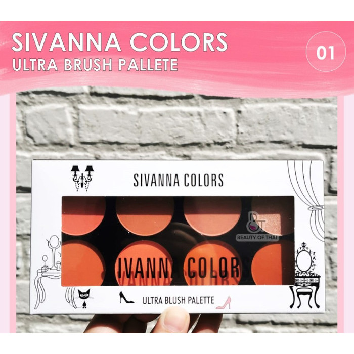 Sivanna Blush On Palette ] Sivanna Colors Ultra Blush Palette