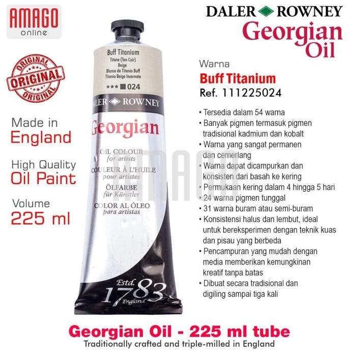 

DALER-ROWNEY - GEORGIAN OIL PAINT 225 ml - BUFF TITANIUM - 111225024