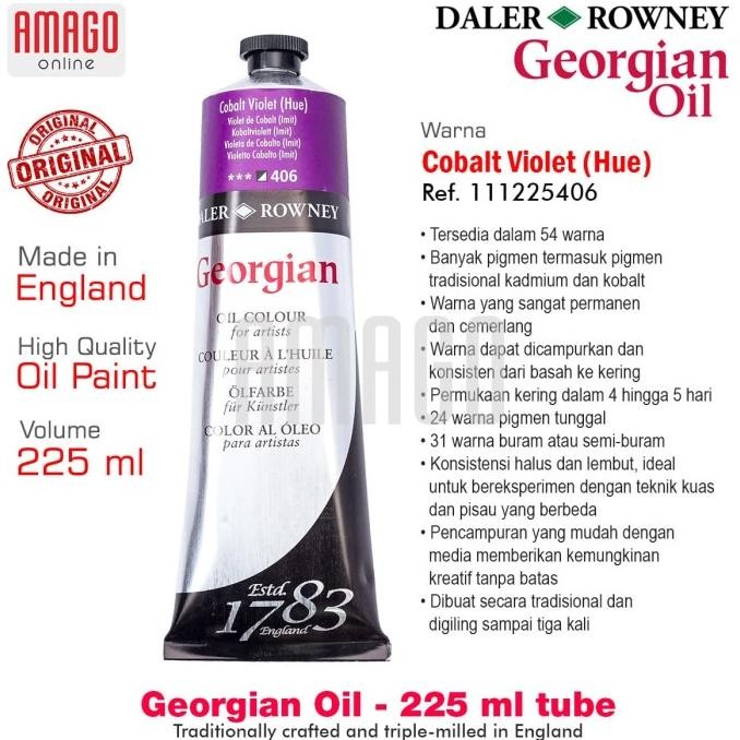 

DALER-ROWNEY - GEORGIAN OIL PAINT 225 ml -COBALT VIOLET HUE -111225406