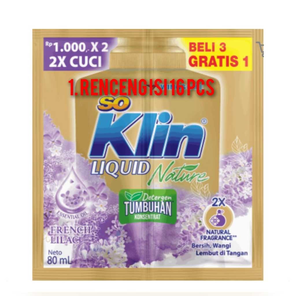 

Sale (14 Sachet) Soklin Cair Jumbo Liquid 1000 Wok68