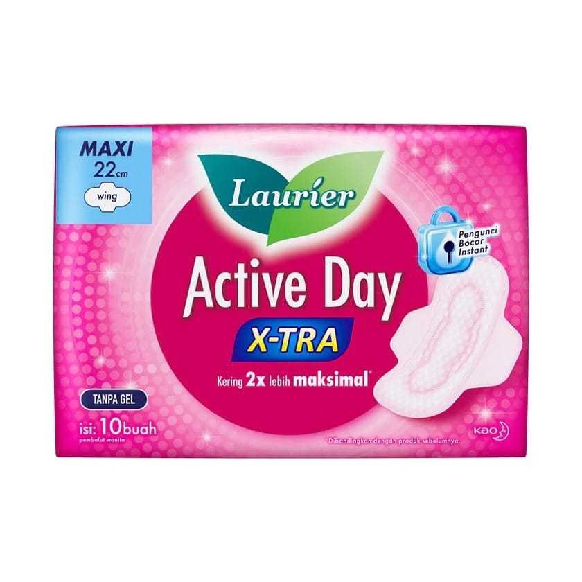 

Potongan Harga Laurier Pembalut Active Day Super Maxi / Wing Akl11