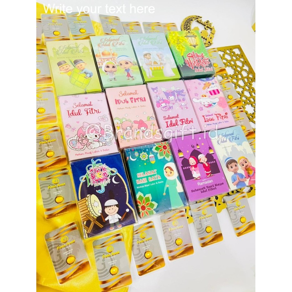 

HOT SALE GRATIS EMAS AMPLOP ANGPAO VIRAL LEBARAN IDUL FITRI 7 X 10 CM ISI 50 SHJ6910