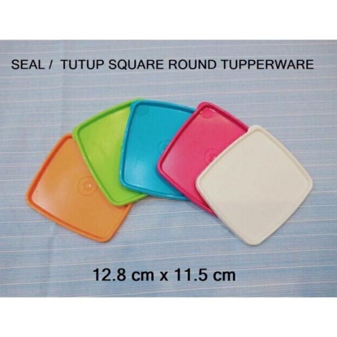 |Bestseller| Sale Seal Square Round Tupperware / Tutup Square Round