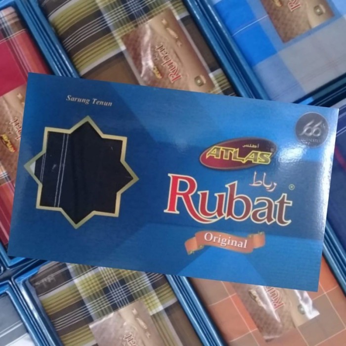 Sarung Atlas Rubat Ukuran Dewasa Perlengkapan Alat Sholat Muslim Pria
