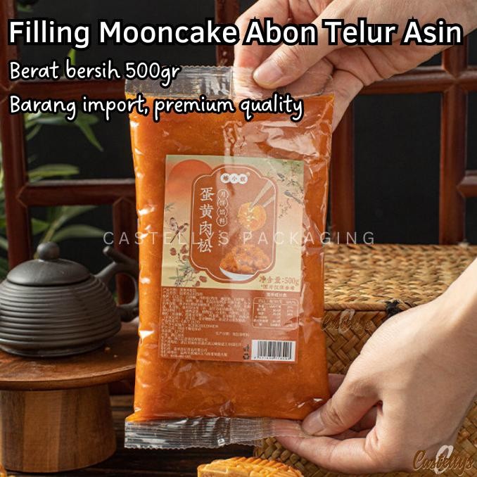 

=====] Filling Mooncake Abon & Telur Asin Import Isian Pia Kue Bulan