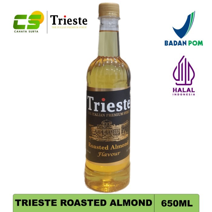 

Trieste Syrup Roasted Almond - Sirup Rasa Roasted Almond - 650 ml