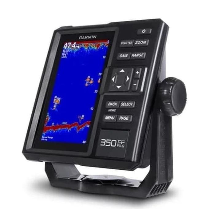 Garmin FF350Plus Fishfinder dan GT20 Transom FF350 Plus Fish Finder