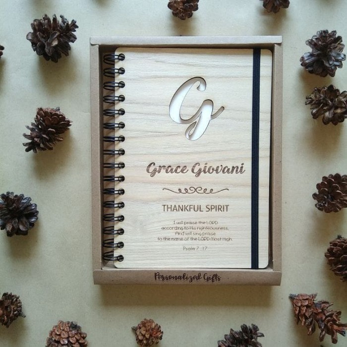 

Ready Wooden Notes A5 Grace G Wooden Jurnal Murah Personalized Wooden